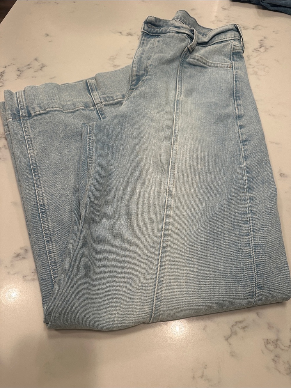 30 Tall High Rise Wide Leg Jeans